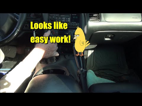Видео: Снятие климат-контроля HVAC для Corvette C5 1998 года