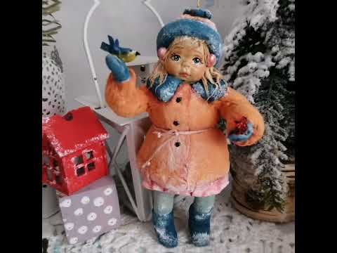 Видео: Ватные игрушки. Обзор за январь.