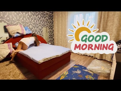 Видео: Good morning/ новое белье и матрас/ мотивация на уборку/ new linens and mattress/motivation to clean