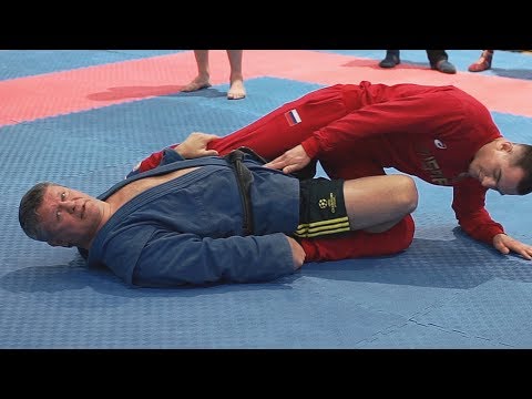 Видео: Не делай так с борцом! Чемпион UFC Олег Тактаров - мастер класс