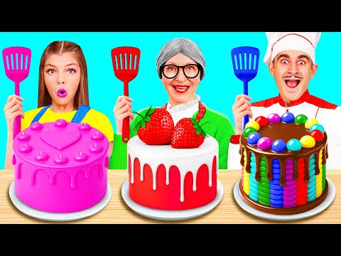 Видео: Кулинарный Челлендж: Я против Бабушки | Смешные Челленджи от DaZaZa Challenge