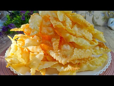 Видео: ХВОРОСТ.Самый простой и самый Хрустящий.CRISPY COOKIES.