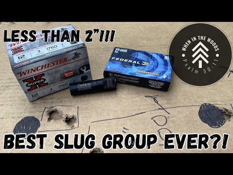 Видео: Нарезные пули с нарезным чоком | Тест на точность на 100 ярдов | Stoeger M3500 12 калибра