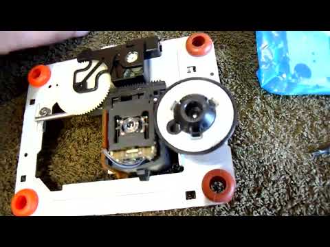 Видео: CEC CD 3300 (2002 г.). Ремонт, профилактика и обзор. Замена оптического блока и пассика мех-ма загр.