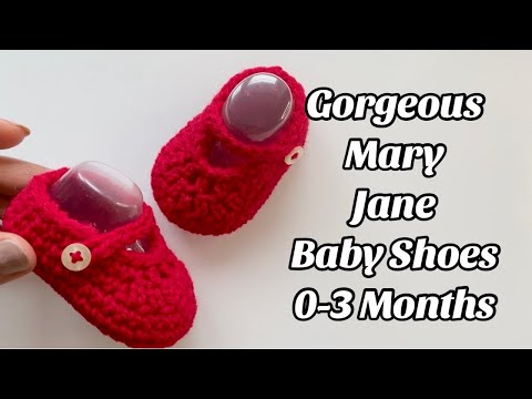 Видео: КАК СВЯЗАТЬ ПИНЕТКИ "МЭРИ ДЖЕЙН" КРЮЧКОМ ДЛЯ ДЕТЕЙ 0-3 / 3-6 МЕСЯЦЕВ - Простое пошаговое руководс...