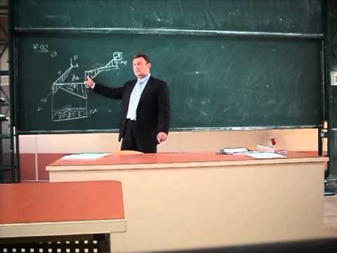 Видео: Сопротивление материалов. N-02 (плоско-пространственная рама, статически определимая), 2012 год.