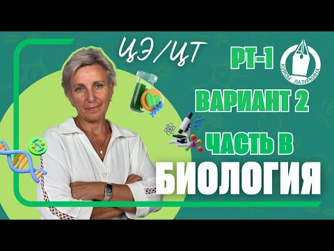 Видео: 🌱 ГОТОВЬСЯ к ЦЭ по БИОЛОГИИ. РАЗБОР РТ-1 * ЧАСТЬ В * ВАРИАНТ 2 ( 2023-2024) #цэбиология #цэ #егэ #рт