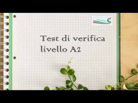 Видео: Тест А2, часть 3. Итальянский язык.