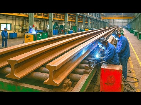 Видео: КАК ИЗГОТОВЛЯЮТСЯ МИЛЛИОНЫ ЖЕЛЕЗНОДОРОЖНЫХ РЕЛЬСОВ 🚂 | ПРОМЫШЛЕННЫЙ ПРОЦЕСС 🏭