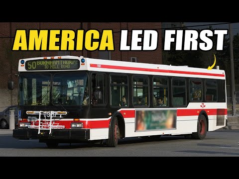 Видео: 10 американских автобусов, которые весь мир пытался скопировать, но так и не смог превзойти их