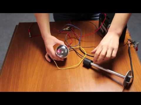 Видео: Светодиодный указатель уровня топлива KUS