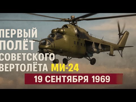 Видео: 19 СЕНТЯБРЯ ПЕРВЫЙ ПОЛЁТ СОВЕТСКОГО ВЕРТОЛЁТА МИ-24 1969