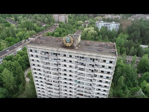 Видео: Полет над Припятью