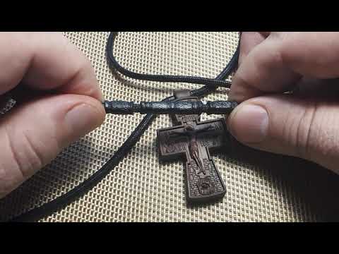 Видео: Крест из дерева сандал