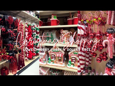 Видео: Рождественский шопинг в сфере декора 2025 | Лучший праздничный декор в Lowes, Hobby Lobby и Dolla...
