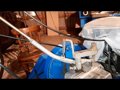 Видео: Самодельный рычаг переключения скоростей для мотоблока Нева МБ-2