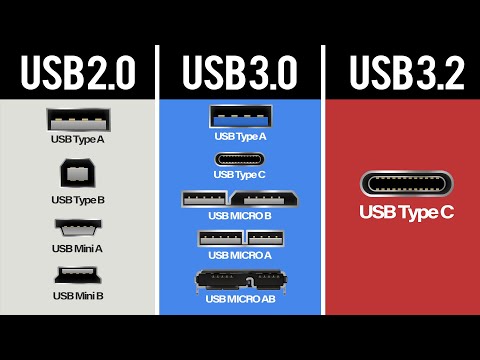 Видео: Описание USB-кабелей | Разъемы USB 3.0 3.1 3.2