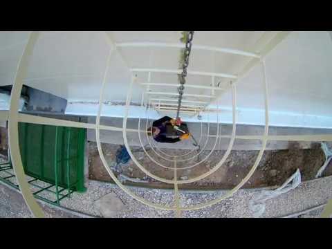 Видео: Испытания пожарных лестниц