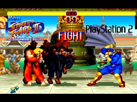 Видео: Прохождение Hyper Street Fighter II: The Anniversary Edition (PS2) (1CC)