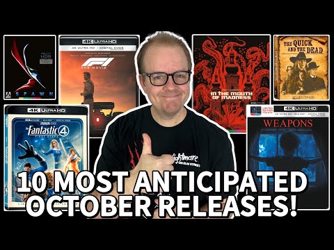 Видео: Мои 10 САМЫХ ожидаемых релизов в формате 4K и BLURAY октября 2025 года!