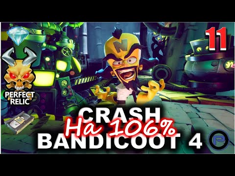 Видео: Crash Bandicoot 4  💥 #11 💥 Опять медведи, Мосты, Босс: Нео Кортекс (Все ящики и кристаллы)