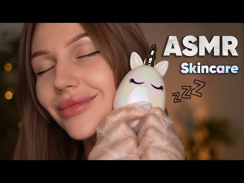 Видео: ASMR УХОД ЗА КОЖЕЙ🩷перед сном🌙приятные МУРАШКИ🎧