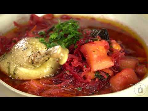 Видео: Вишукано, поживно, смачно! БОРЩ ІЗ КАЧИНИМИ НІЖКАМИ, НУТОМ І ЧОРНОСЛИВОМ, НА КАЧИНОМУ БУЛЬЙОНІ