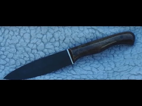 Видео: НОЖ ЧЕРНЫШ из мехпилы сталь р6 м5