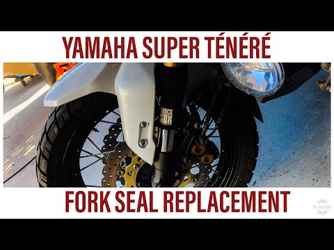 Видео: Замена/восстановление уплотнения вилки Yamaha Super Ténéré