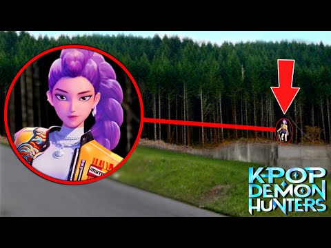 Видео: Дрон поймал Руми из K-POP DEMON HUNTERS в реальной жизни!!