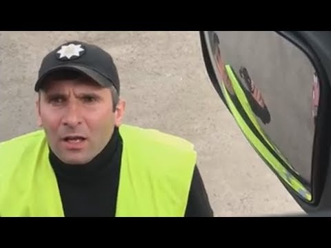 Видео: Полиция Лубны. 000117 Товтун. Неадыкватный психопат vs Дальнобойщик