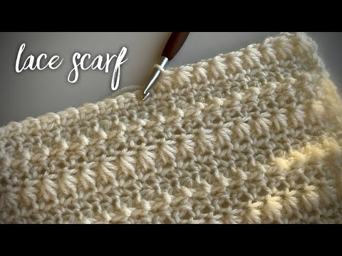 Видео: ВЯЖЕТСЯ ПРОСТО, А СМОТРИТСЯ ЭФФЕКТНО! 👌 РОСКОШНЫЙ ШАРФ! 💖 SUPER EASY SCARF 