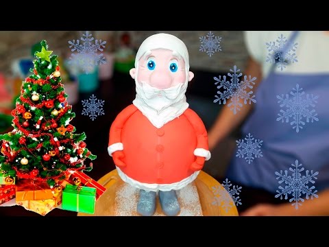 Видео: 3д торт "Дед Мороз" / 3D cake "Santa Claus"- Я - ТОРТодел!
