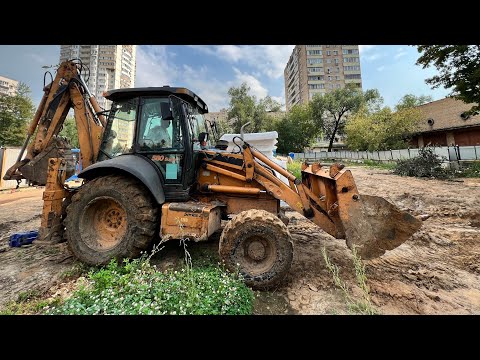 Видео: Строительная компания заказала техническую диагностику собственного Экскаватора погрузчика case 580