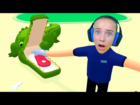 Видео: КРОКОДИЛ НАПАЛ НА МЕНЯ! Zoo - Happy Animals