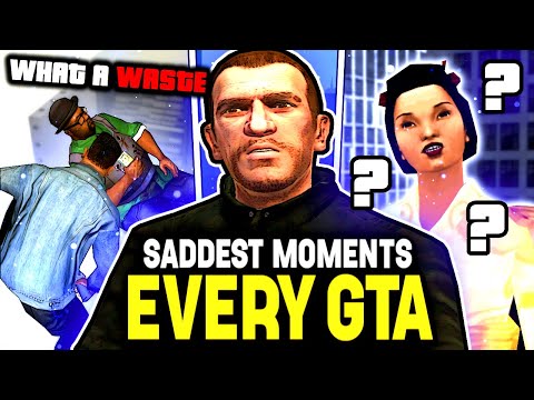 Видео: ОДИН САМЫЙ ГРУСТНЫЙ МОМЕНТ ИЗ КАЖДОЙ ЧАСТИ GTA