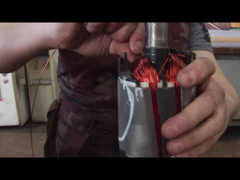 Видео: Перемотка ротор от генератора