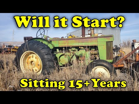 Видео: Заброшенный John Deere R — заведется ли?