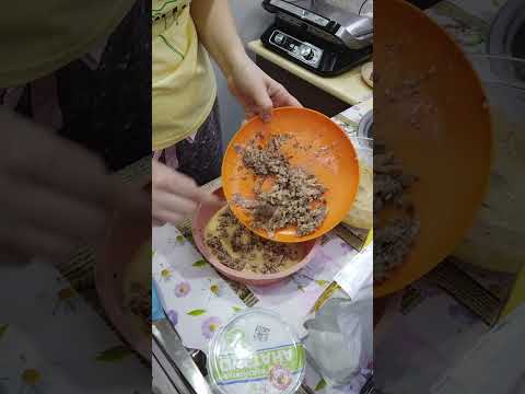 Видео: Весы//готовим белково-заливной пирог из рыбной консервы😋🥮🥫🥬🐠✨