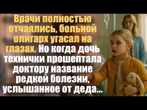 Видео: Врачи полностью отчаялись, больной олигарх угасал на глазах. Но когда дочь технички прошептал...