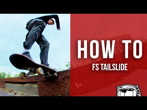 Видео: Видео школа скейтбординга - FS Tailslide [23 серия]