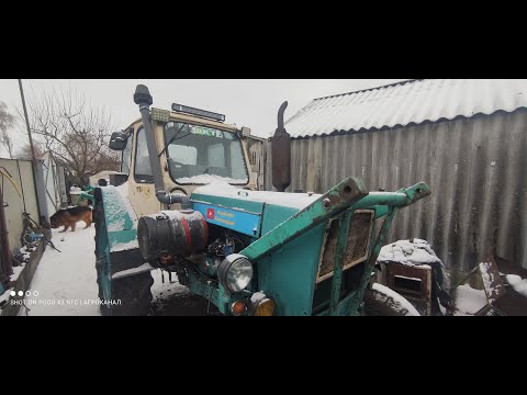 Видео: Трактор ЮМЗ 6 Сухий фільтр КАМАЗ Турбіна ТКР 7 C Переробка Заміна штатного фільтра