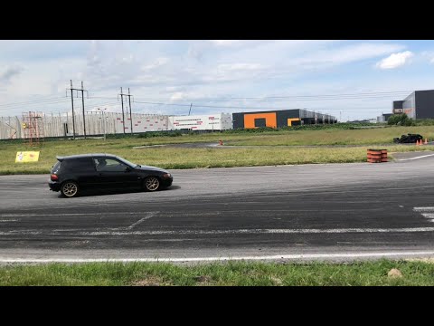 Видео: Honda Civic EG - едем малый конфиг Автодрома