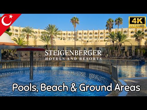 Видео: Steigenberger Marhaba Thalasso 2025: полный обзор бассейнов, пляжа и прилегающей территории
