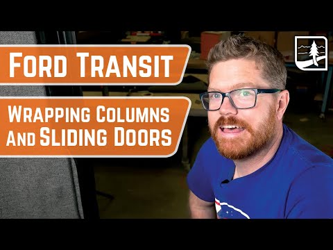 Видео: AVC-обертывание стоек и раздвижных дверей в FORD TRANSIT
