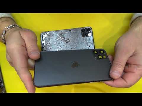 Видео: iphone 11 pro MAX..жестко помятый,меняем корпус