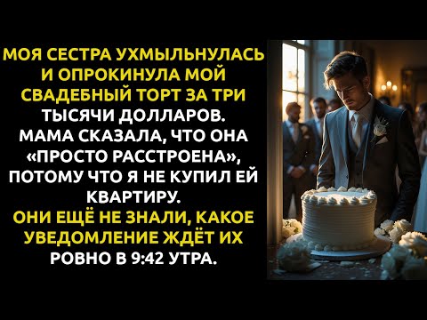 Видео: Моя сестра РАЗБИЛА свадебный торт — и я лишил её ВСЕГО, что обещал.