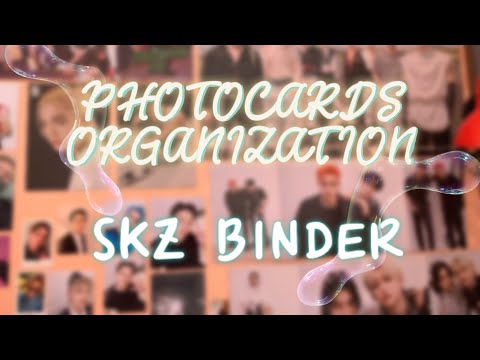 Видео: K-pop photocards organization| SKZ binder | организация биндера стрэй кидс | stray kids