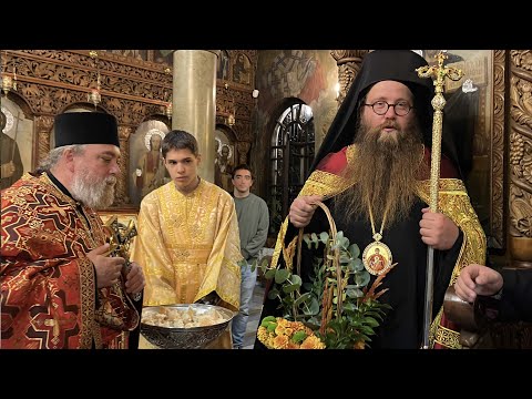 Видео: Архиерейска вечерня за празника на св. вмчк Димитър Солунски в храм „Св. Димитър“, кв.„Хаджи Димитър