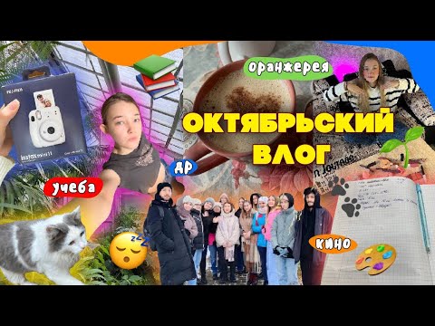 Видео: 🍁ВЛОГ: ОКТЯБРЬ ✨🍂// универ, учеба, состояние..